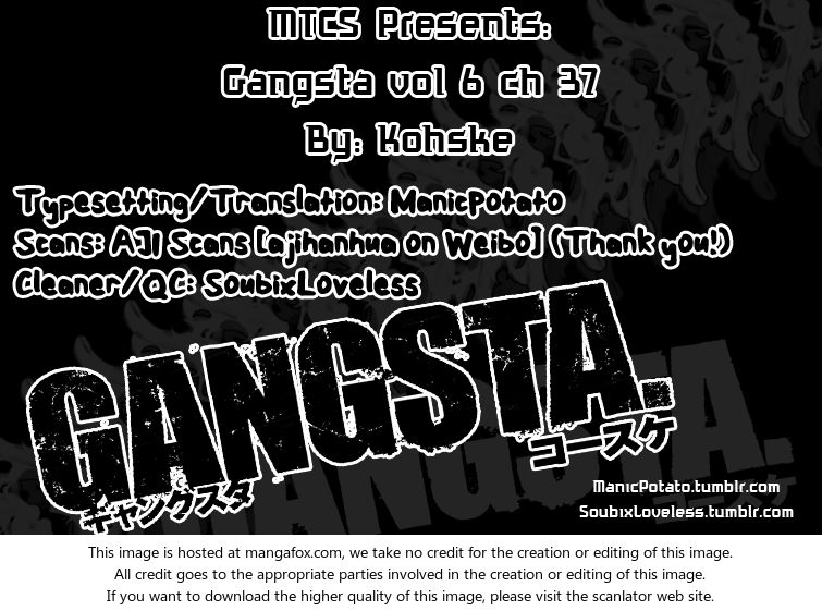 Gangsta, Gangsta, Chapter 37 image 01